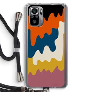 CaseCompany Baar A: Xiaomi Redmi Note 10S Transparant Hoesje met koord