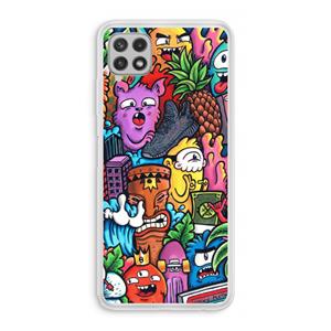 CaseCompany Vexx Mixtape: Samsung Galaxy A22 4G Transparant Hoesje
