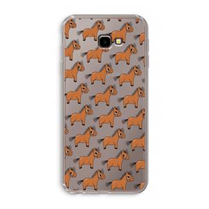 CaseCompany Pony: Samsung Galaxy J4 Plus Transparant Hoesje