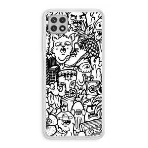 CaseCompany Vexx Mixtape #2: Samsung Galaxy A22 4G Transparant Hoesje
