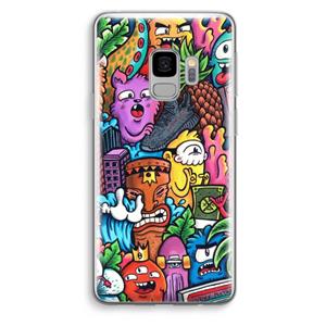 CaseCompany Vexx Mixtape: Samsung Galaxy S9 Transparant Hoesje