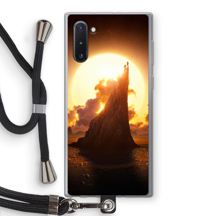 CaseCompany Children of the Sun: Samsung Galaxy Note 10 Transparant Hoesje met koord