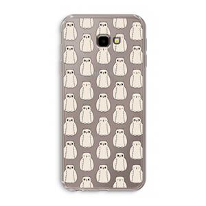 CaseCompany Uilen: Samsung Galaxy J4 Plus Transparant Hoesje