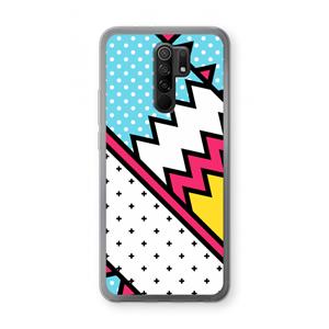 CaseCompany Pop Art #2: Xiaomi Redmi 9 Transparant Hoesje