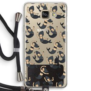 CaseCompany Zeemeermin: Samsung Galaxy A5 (2016) Transparant Hoesje met koord