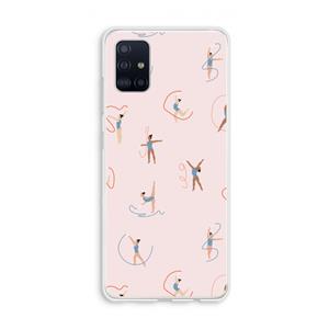 CaseCompany Dancing #3: Galaxy A51 4G Transparant Hoesje