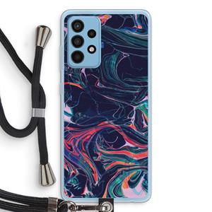 CaseCompany Light Years Beyond: Samsung Galaxy A52 Transparant Hoesje met koord