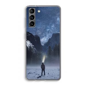 CaseCompany Wanderlust: Samsung Galaxy S21 Transparant Hoesje