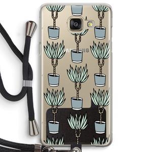 CaseCompany Boompje: Samsung Galaxy A5 (2016) Transparant Hoesje met koord