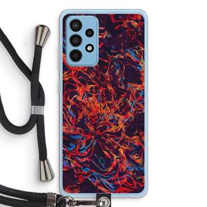 CaseCompany Lucifer: Samsung Galaxy A52 Transparant Hoesje met koord