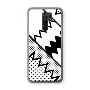 CaseCompany Pop Art #5: Xiaomi Redmi 9 Transparant Hoesje