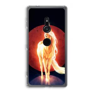 CaseCompany Last Unicorn: Sony Xperia XZ2 Transparant Hoesje