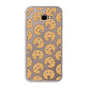 CaseCompany Croissant: Samsung Galaxy J4 Plus Transparant Hoesje