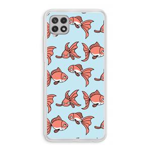 CaseCompany Blub: Samsung Galaxy A22 4G Transparant Hoesje