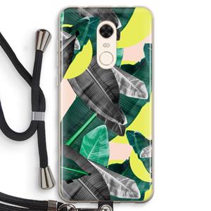 CaseCompany Fantasie jungle: Xiaomi Redmi 5 Transparant Hoesje met koord