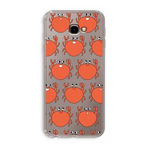 CaseCompany Krab: Samsung Galaxy J4 Plus Transparant Hoesje