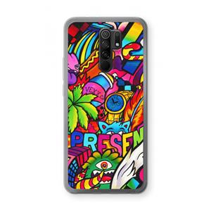CaseCompany Represent: Xiaomi Redmi 9 Transparant Hoesje