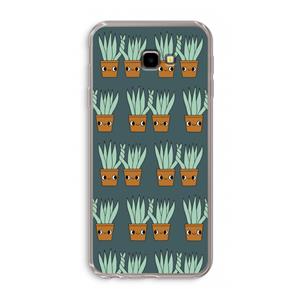 CaseCompany Sansevieria: Samsung Galaxy J4 Plus Transparant Hoesje