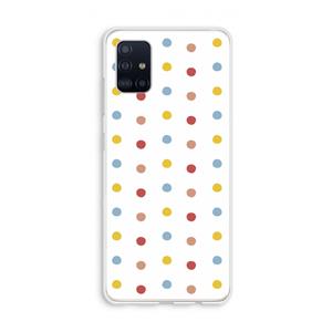 CaseCompany Bollen: Galaxy A51 4G Transparant Hoesje