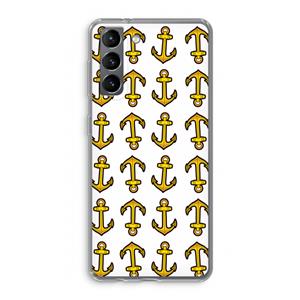 CaseCompany Musketon Anchor: Samsung Galaxy S21 Transparant Hoesje