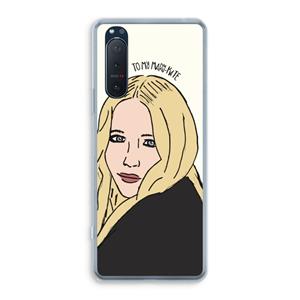 CaseCompany Mary Kate: Sony Xperia 5 II Transparant Hoesje