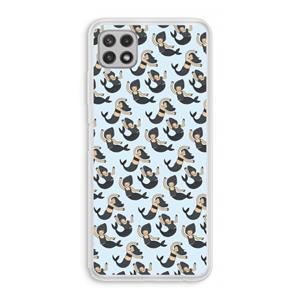 CaseCompany Zeemeermin: Samsung Galaxy A22 4G Transparant Hoesje