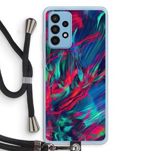 CaseCompany Pilgrims Of The Sea: Samsung Galaxy A52 Transparant Hoesje met koord