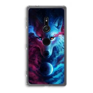 CaseCompany Where Light And Dark Meet: Sony Xperia XZ2 Transparant Hoesje