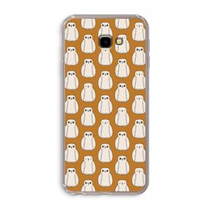 CaseCompany Uilen: Samsung Galaxy J4 Plus Transparant Hoesje