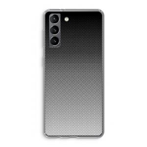 CaseCompany Musketon Halftone: Samsung Galaxy S21 Transparant Hoesje