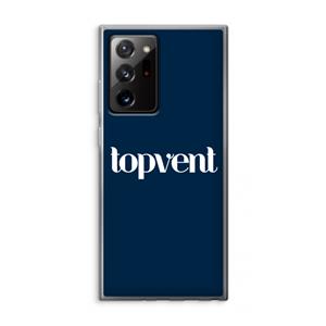 CaseCompany Topvent Navy: Samsung Galaxy Note 20 Ultra / Note 20 Ultra 5G Transparant Hoesje
