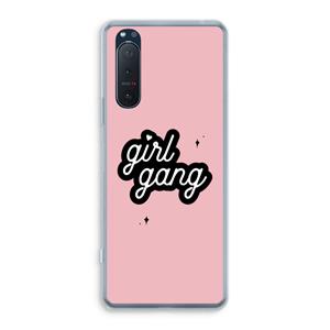 CaseCompany Girl Gang: Sony Xperia 5 II Transparant Hoesje