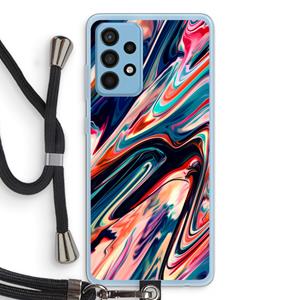 CaseCompany Quantum Being: Samsung Galaxy A52 Transparant Hoesje met koord