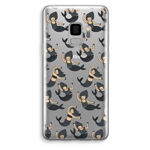 CaseCompany Zeemeermin: Samsung Galaxy S9 Transparant Hoesje