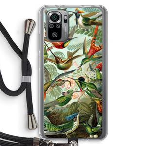 CaseCompany Haeckel Trochilidae: Xiaomi Redmi Note 10S Transparant Hoesje met koord