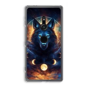 CaseCompany Wolf Dreamcatcher: Sony Xperia XZ2 Transparant Hoesje