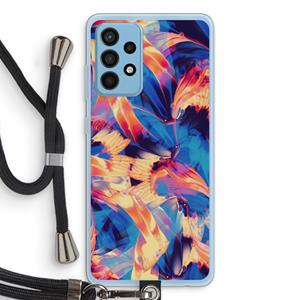 CaseCompany Tuesday Night: Samsung Galaxy A52 Transparant Hoesje met koord