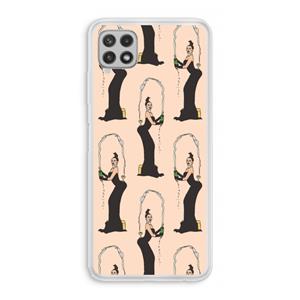 CaseCompany Pop Some Kim: Samsung Galaxy A22 4G Transparant Hoesje