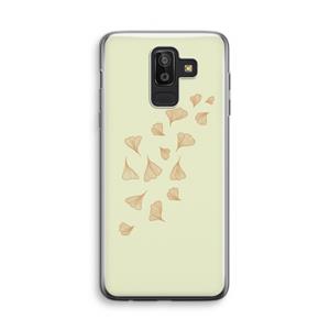 CaseCompany Falling Leaves: Samsung Galaxy J8 (2018) Transparant Hoesje