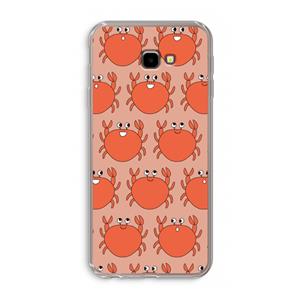 CaseCompany Krab: Samsung Galaxy J4 Plus Transparant Hoesje