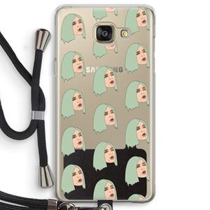 CaseCompany King Kylie: Samsung Galaxy A5 (2016) Transparant Hoesje met koord