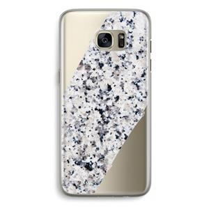 CaseCompany Gespikkelde marmer: Samsung Galaxy S7 Edge Transparant Hoesje