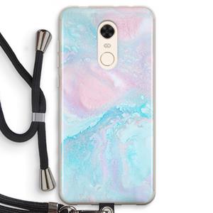 CaseCompany Fantasie pastel: Xiaomi Redmi 5 Transparant Hoesje met koord