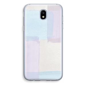 CaseCompany Square pastel: Samsung Galaxy J5 (2017) Transparant Hoesje