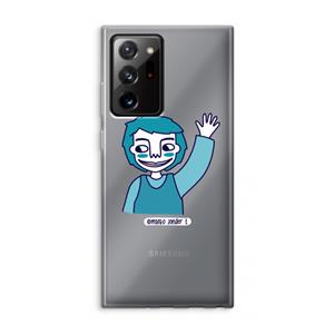 CaseCompany Zwaai: Samsung Galaxy Note 20 Ultra / Note 20 Ultra 5G Transparant Hoesje