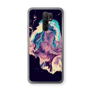 CaseCompany Cosmic Silence: Xiaomi Redmi 9 Transparant Hoesje