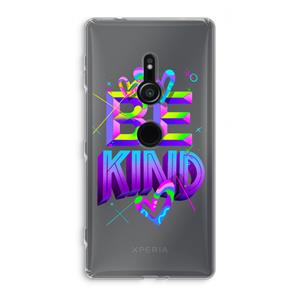 CaseCompany Be Kind: Sony Xperia XZ2 Transparant Hoesje