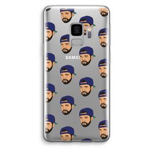 CaseCompany Drake Away: Samsung Galaxy S9 Transparant Hoesje