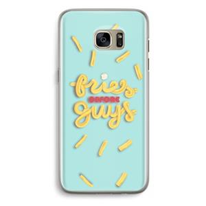 CaseCompany Always fries: Samsung Galaxy S7 Edge Transparant Hoesje