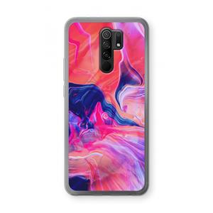 CaseCompany Earth And Ocean: Xiaomi Redmi 9 Transparant Hoesje